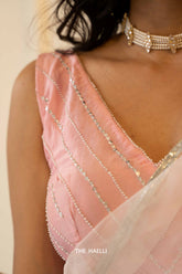 Isabelle Pink Silk Blouse